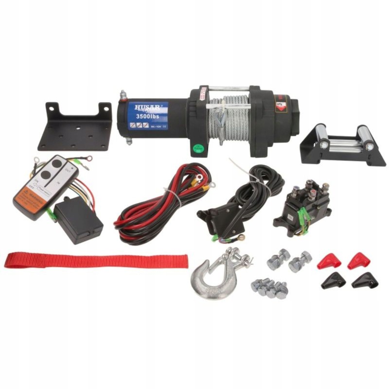 Husar Winch BSTS3500lbs winch for quads and ATVs