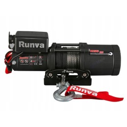 El Runva Rise35 winch 12v synthetic rope