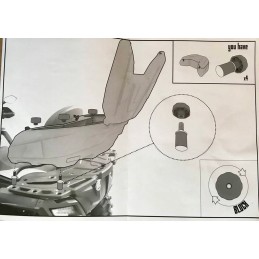 Front case gka cf moto 800 850 1000 atv