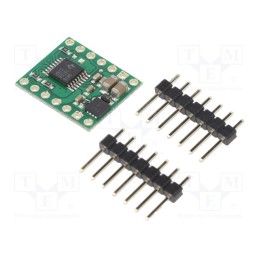 1 pcs x POLOLU - DRV8876 SINGLE BRUSHED DC MOTOR DRIVER C - DC-motor driver, 100kHz, PWM, 1.3A, Uin mot: 4.5÷37V, Uin log: 5.5V