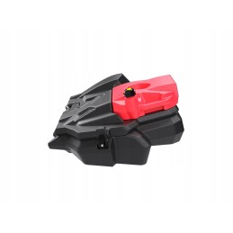 GKA rear case Can Am Maveric X3 closed with rubber bands