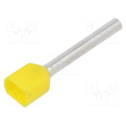 50 pcs x BM GROUP - BM005552 - Tip: bootlace ferrule, insulated,double, copper, 1mm2, 18mm, 18AWG