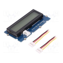1 pcs x SEEED STUDIO - LCD RGB BACKLIGHT - Module: display, LCD, Grove, 5VDC, Grove Interface (4-wire),I2C