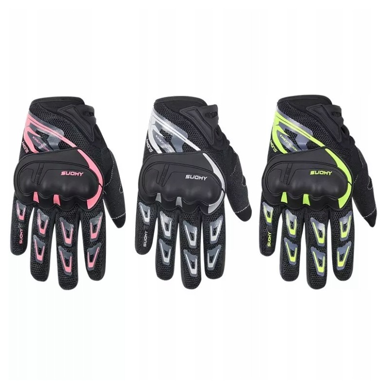 Motorcycle gloves quad cross suomy touch