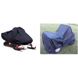 A tarp cover for a quad snowmobile
