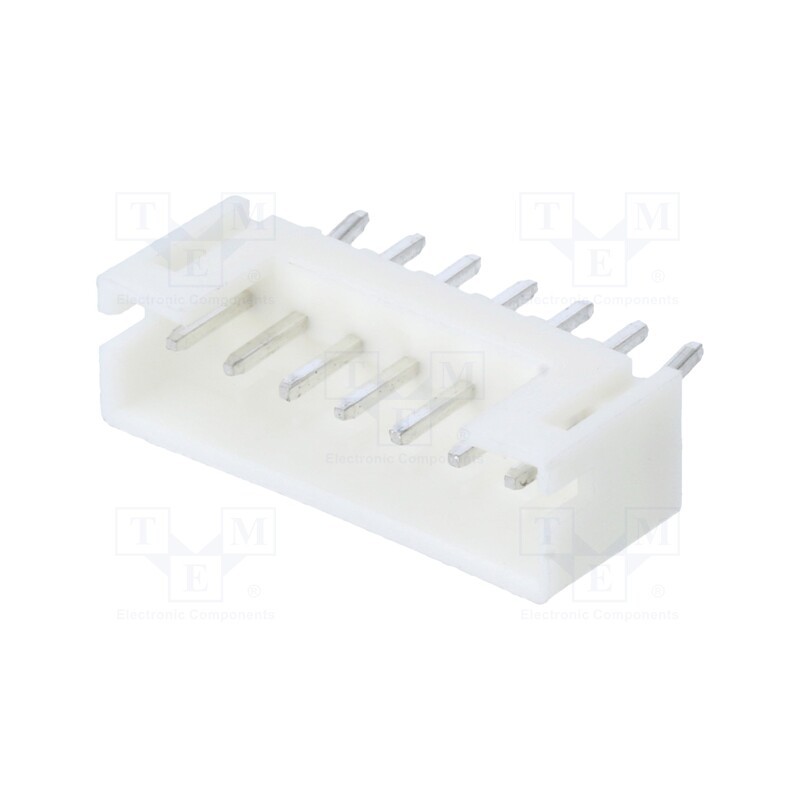50 pcs x CONNFLY - DS1066-7MVW6S - Socket, wire-board, male, 2mm, PIN: 7, THT, 100V, 2A, tinned, -25÷85°C