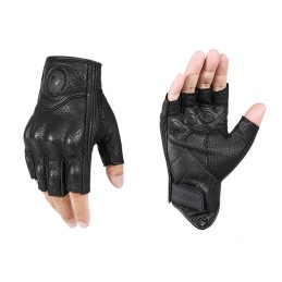Motor quad motowolf fingerless leather gloves