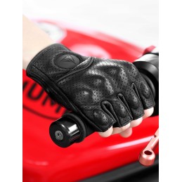 Motor quad motowolf fingerless leather gloves