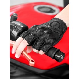 Motor quad motowolf fingerless leather gloves