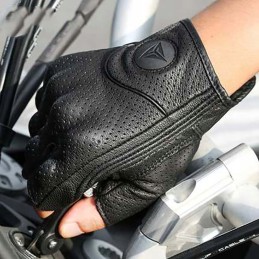 Motor quad motowolf fingerless leather gloves