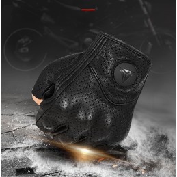 Motor quad motowolf fingerless leather gloves