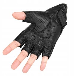 Motor quad motowolf fingerless leather gloves