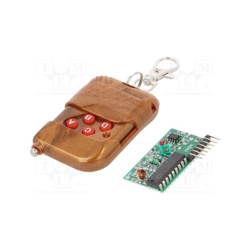 1 pcs x OKYSTAR - OKY3387 - Module: RF, AM transmitter,AM receiver, 4.5÷7VDC, 315MHz