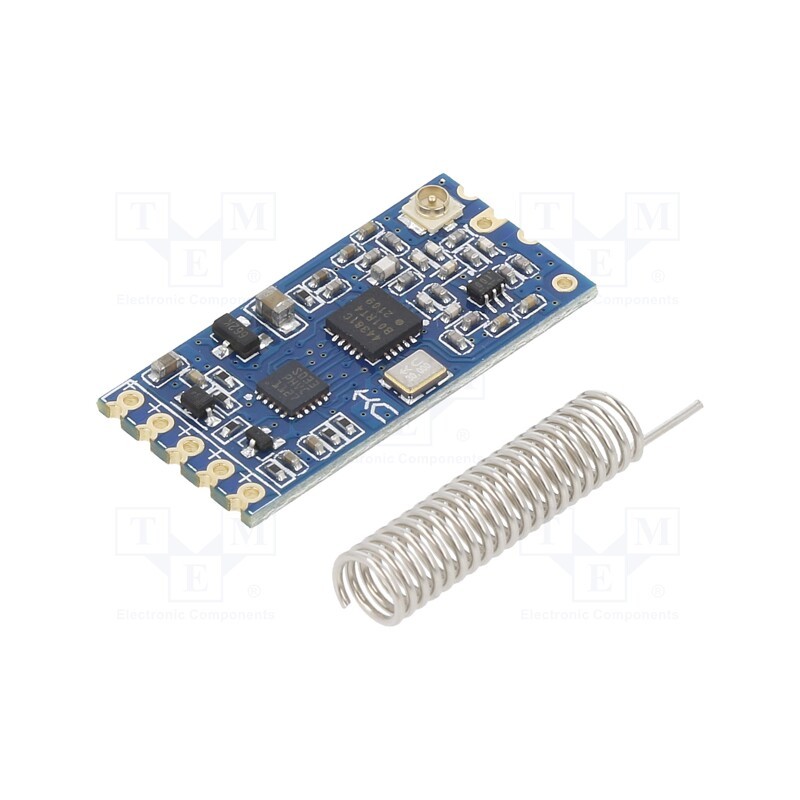 1 pcs x OKYSTAR - OKY3384 - Module: radio modem, 3.3÷5VDC, UART, Dim: 27.8x14.4x4mm, 433MHz