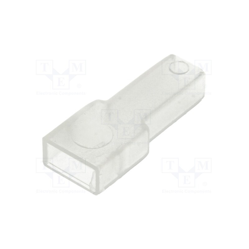 50 pcs x IMP - 107400W - Terminals cover, female, for push-on 6.3mm connectors, ways: 1