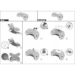 GKA Tesseract rear trunk can am outlander g2 450 570 l
