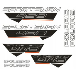 Quad stickers for the Polaris Sportsman quad bike