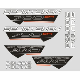 Quad stickers for the Polaris Sportsman quad bike