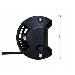 Work lamp halogen LED panel 72w flat beam