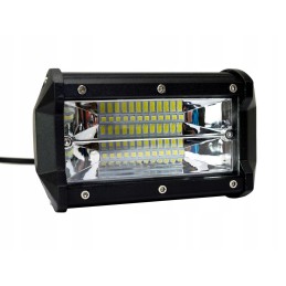 Work lamp halogen LED panel 72w flat beam