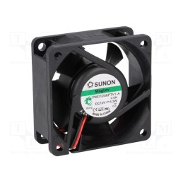 1 pcs x SUNON - PMD1206PTV1A.GN - Fan: DC, axial, 12VDC, 60x60x25mm, 61.2m3/h, 43dBA, Vapo, Len: 300mm
