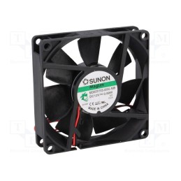 1 pcs x SUNON - ME80201V3-000U-A99 - Fan: DC, axial, 12VDC, 80x80x20mm, 49.27m3/h, 30dBA, Vapo, Len: 300mm