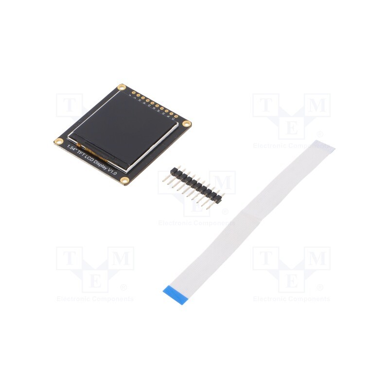 1 pcs x DFROBOT - DFR0649 - Display: TFT, 1.54', 240x240, 27.72x27.72mm, Interface: GDI,SPI