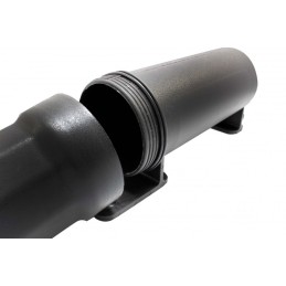 Motorcycle toolbox, tube for tools and grease