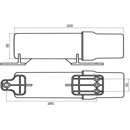 Motorcycle toolbox, tube for tools and grease