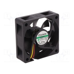 1 pcs x SUNON - MF60201V1-1000U-G99 - Fan: DC, axial, 12VDC, 60x60x20mm, 38.87m3/h, 33.5dBA, Vapo, 5000rpm