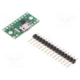 1 pcs x POLOLU - TPS2113A POWER MULTIPLEXER CARRIER - Accessories: power multiplexer, 2A, Ch: 2, pin header,USB, green