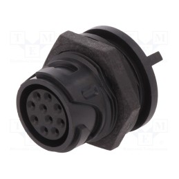 50 pcs x BULGIN - PXP4013/10S/PC - Connector: circular, socket, female, PIN: 10, Buccaneer 4000, THT