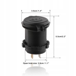Quad scooter charger socket 2x USB 1a 2 1a