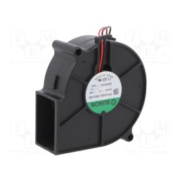 1 pcs x SUNON - PF75302B3-1B00U-A99 - Fan: DC, blower, 24VDC, 75x75x30mm, 18.35m3/h, 32.9dBA, 2400rpm