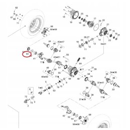 Can am outlander renegade g1 bearing protection 293370019