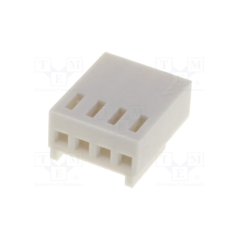 25 pcs x ADAM TECH - MTA-04 - Plug, wire-board, female, 2.54mm, PIN: 4, w/o contacts, for cable