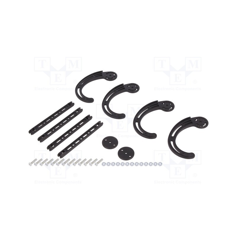 1 set x POLOLU - BUMPER CAGE KIT FOR BALBOA - Bumper cage, black, screw, Tip mat: plastic, Holder mat: plastic