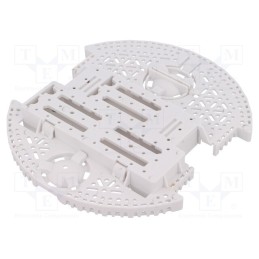 1 pcs x POLOLU - ROMI CHASSIS BASE PLATE - WHITE - Chassis, POLOLU Romi, white, Kit: Romi chassis, 165mm