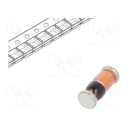 25 pcs x DC COMPONENTS - DL4150 - Diode: switching, SMD, 50V, 0.2A, 4ns, MiniMELF, Ufmax: 1V, Ifsm: 0.5A