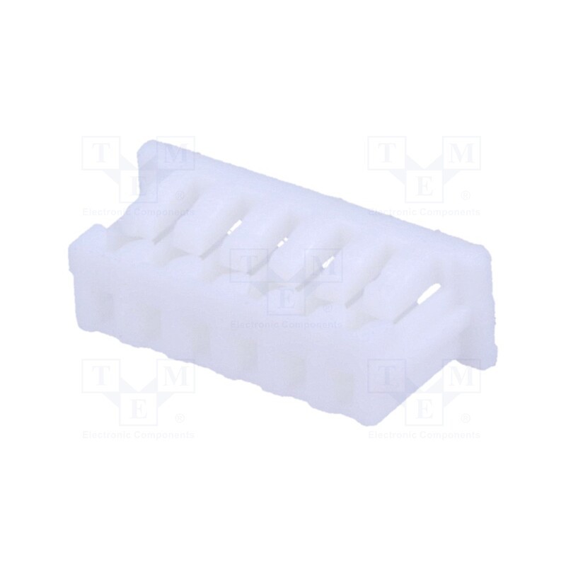 25 pcs x ADAM TECH - 125CH-A-06 - Plug, wire-board, female, 1.25mm, PIN: 6, w/o contacts, for cable