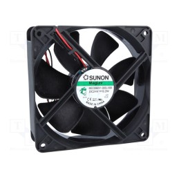 1 pcs x SUNON - MEC0382V1-000U-A99 - Fan: DC, axial, 24VDC, 120x120x38mm, 234.4m3/h, 48dBA, Vapo, 24AWG