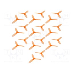 1 set x EMAX - EMX-AC-1782-ORANGE - Propeller, Kit: CW x10 + CCW x10, orange, Number of blades: 3