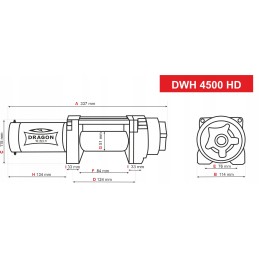Dragon Winch DWH4500HD winch