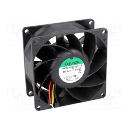 1 pcs x SUNON - PMD2408PMB1-A.(2).F.GN - Fan: DC, axial, 24VDC, 80x80x38mm, 143m3/h, 55.2dBA, ball bearing