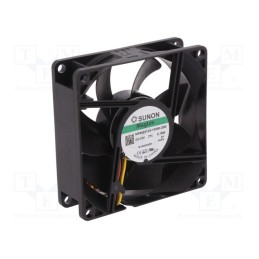 1 pcs x SUNON - MF80251V3-1000U-G99 - Fan: DC, axial, 12VDC, 80x80x25mm, 55.77m3/h, 28dBA, Vapo, 2600rpm