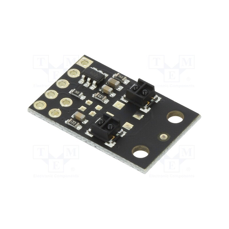 1 pcs x POLOLU - QTRX-MD-02RC REFLECTANCE SENSOR ARRAY - Sensor: distance, reflective, 2.9÷5.5VDC, digital, Ch: 2, 13x20mm