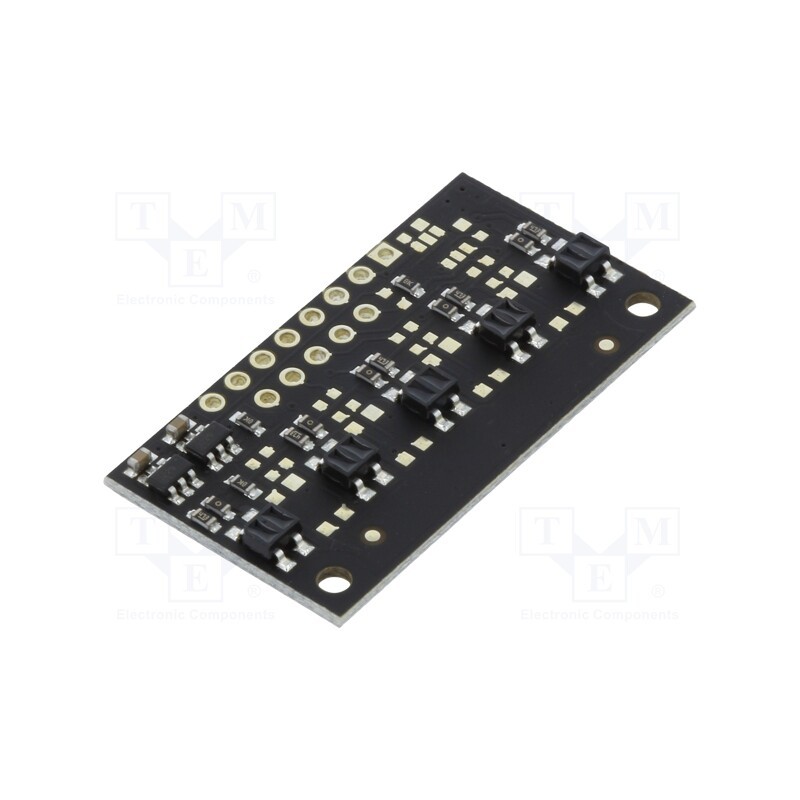 1 pcs x POLOLU - QTR-MD-05A REFLECTANCE SENSOR ARRAY - Sensor: distance, reflective, 2.9÷5.5VDC, analog, Ch: 5, 37x20mm, MD