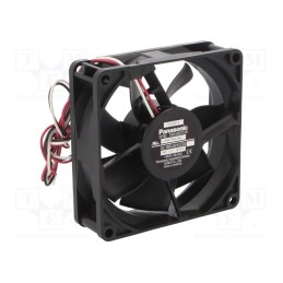 1 pcs x PANASONIC - ASFP80392 - Fan: DC, axial, 24VDC, 80x80x25mm, 70.2m3/h, 30dBA, ball bearing