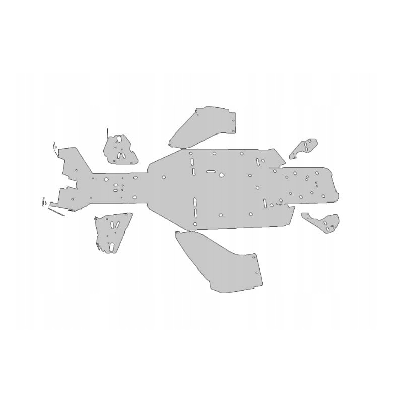 Bottom covers for UTV aluminum Can Am Commander from 2017