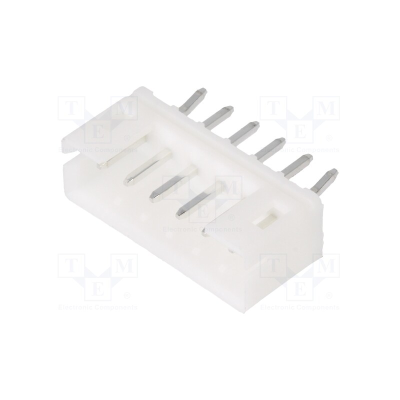 25 pcs x EDAC - 140-506-415-001 - Socket, wire-board, male, 140, 2mm, PIN: 6, THT, 100V, 2A, tinned